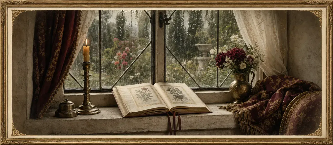 Illustration for Staring out the window