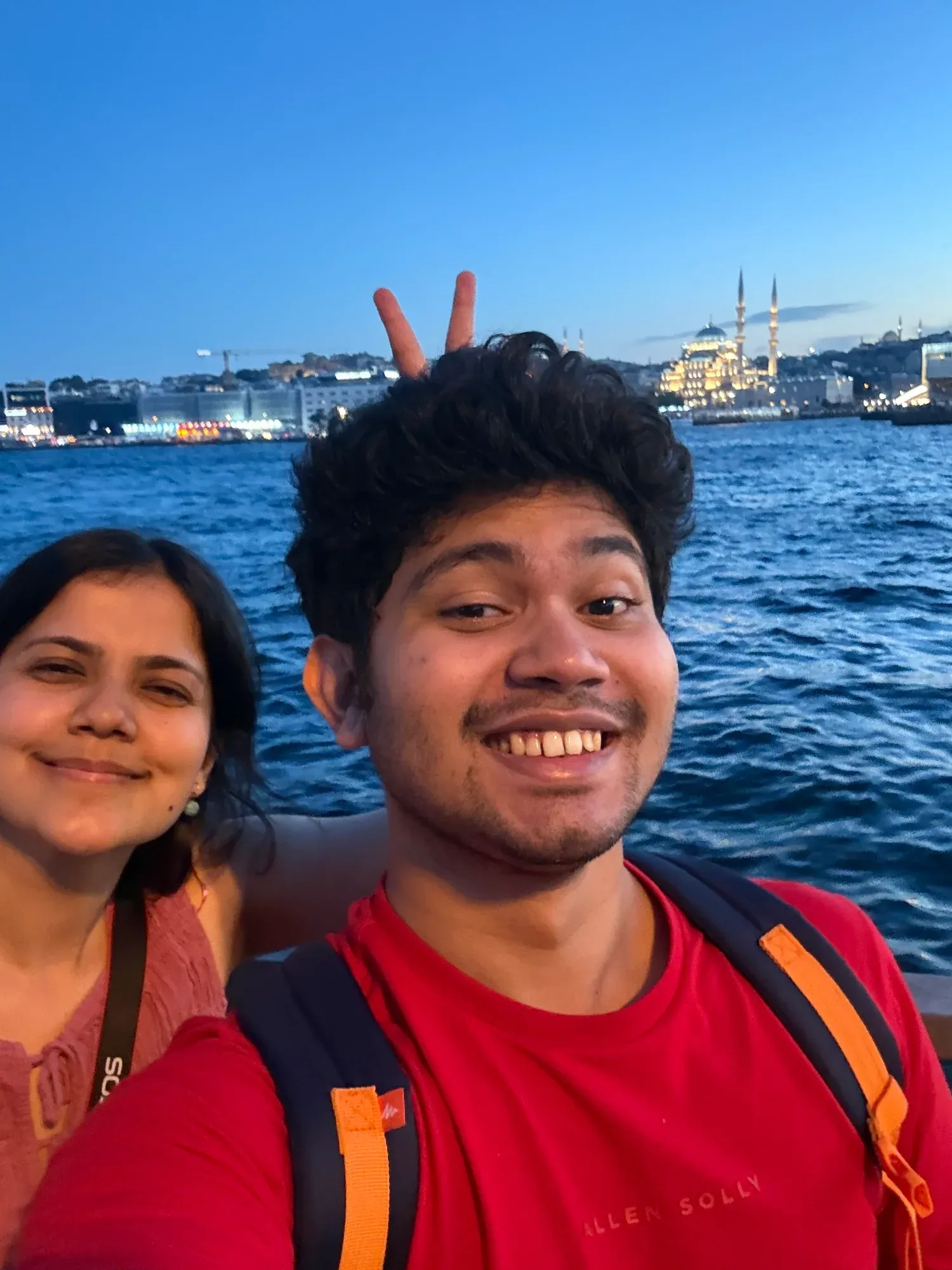 A photo with Sabhyata during our reunion in Türkiye
