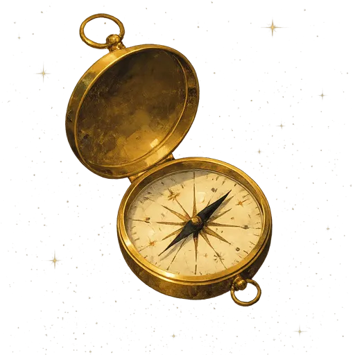 compass cutout for Books
