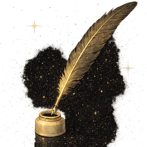 quill cutout for Books